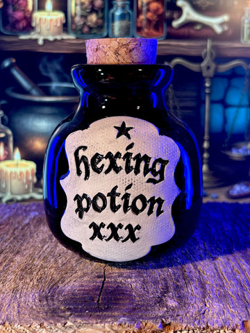 NEW “Hexing Potion” hand thrown bottle