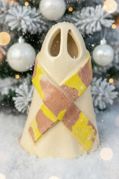 NEW “Yellow & Red stripy Scarf” Ghost 👻