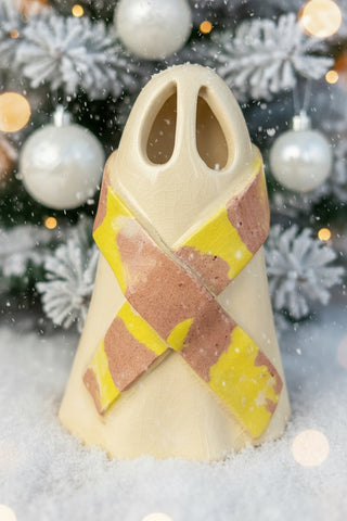 NEW “Yellow & Red stripy Scarf” Ghost 👻