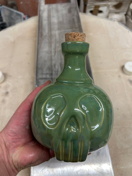 NEW Green Skull bottle 💀
