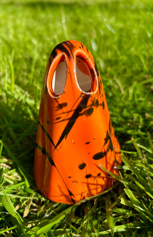 Orange & Black Splash Ghost 👻
