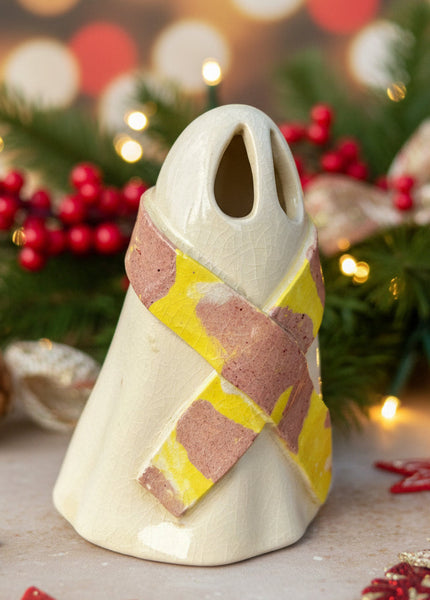 NEW “Yellow & Red stripy Scarf” Ghost 👻