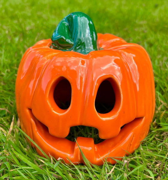 NEW 5-6” hand thrown pumpkin 🎃