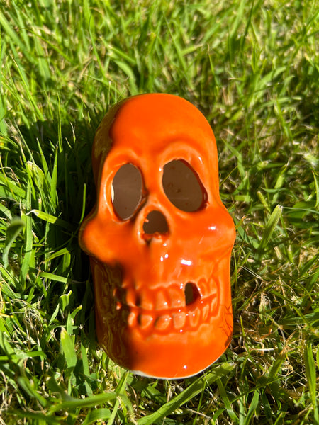 NEW ORANGE Mini Skull