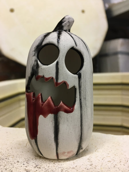 Extra Angry Ghost 👻 Mini Pumpkins- with blood