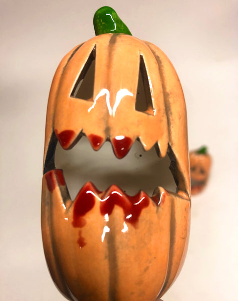 Extra Angry Mini Pumpkin- with blood