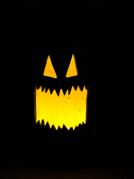 Big Spike 9” Pumpkin - Black Star Ceramics 