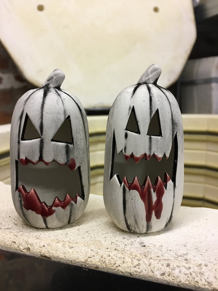 Extra Angry Ghost 👻 Mini Pumpkins- with blood