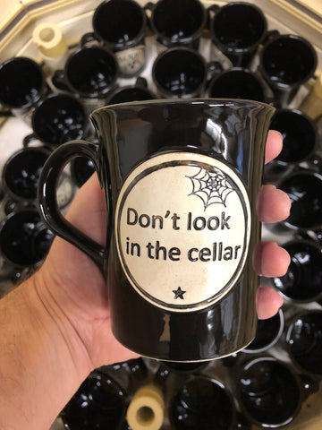 Don’t look in the cellar mug 🕷