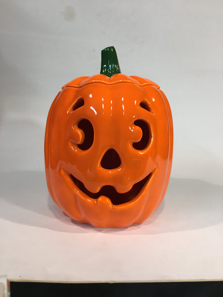 Traditional Happy Pumpkin lantern 7.5” 🎃