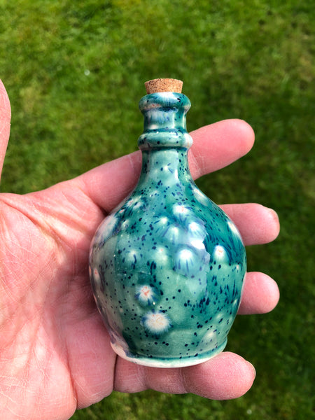 Mini Green/blue potion bottle