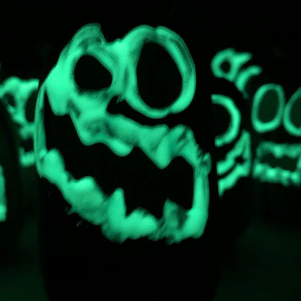 Glow in the dark Ghost Mini Pumpkins 👻