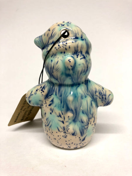 Snowman ⛄️ decoration - Blue Orchid