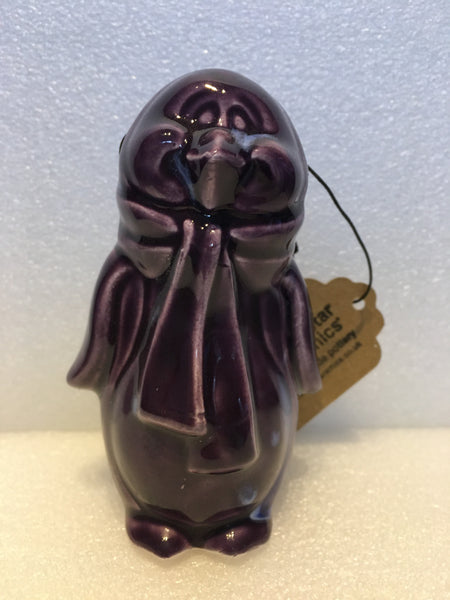 Penguin decoration - Purple Rain