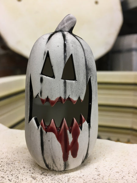 Extra Angry Ghost 👻 Mini Pumpkins- with blood