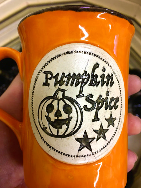 PUMPKIN SPICE mug 🎃 Orange and black