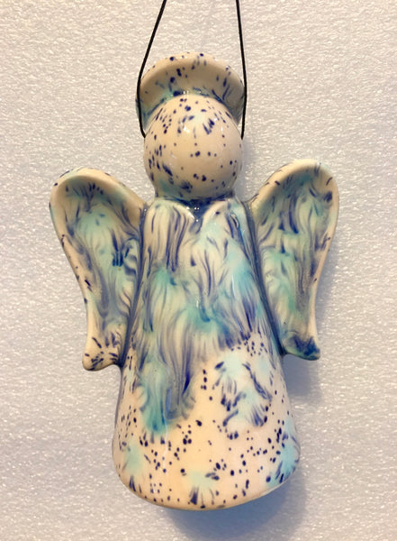 Angel decoration - Blue Orchid