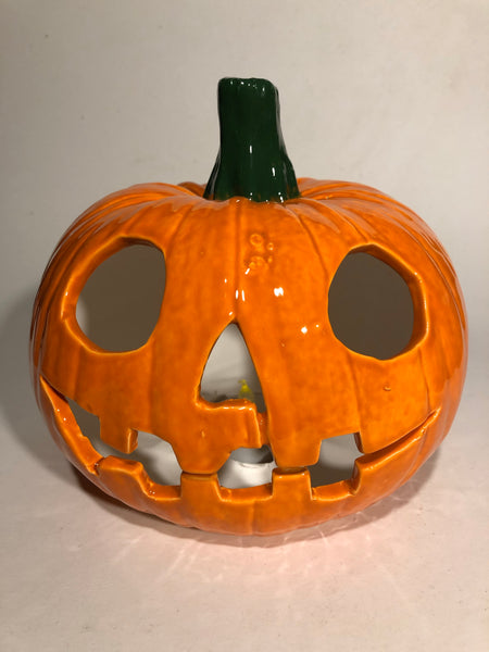 Halloween 7” wide cast pumpkin 🎃