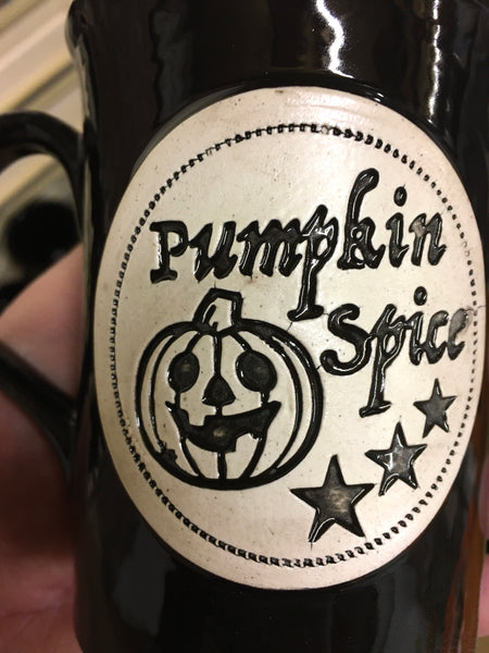 PUMPKIN SPICE mug 🎃 black all over