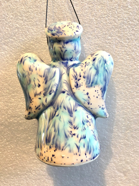 Angel decoration - Blue Orchid