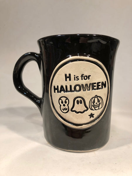 “H is for Halloween” 🎃👻 mug