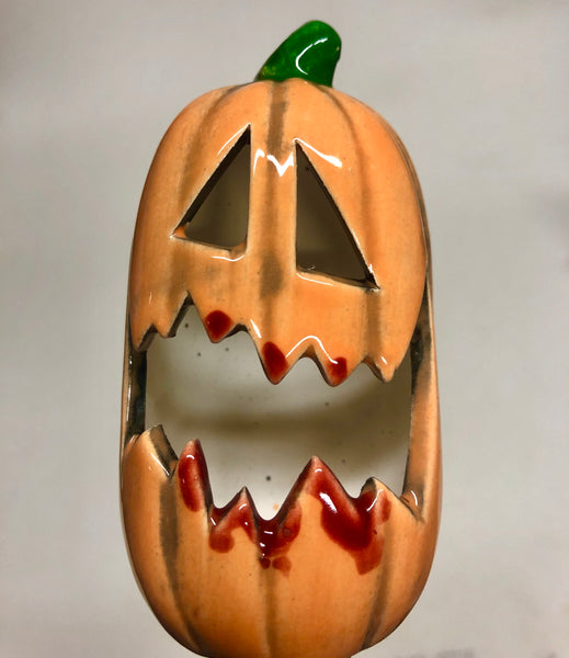 Extra Angry Mini Pumpkin- with blood