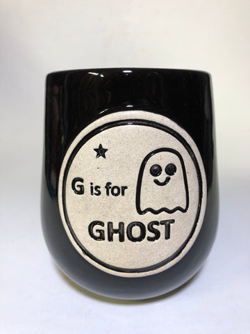 “G is for Ghost” beaker 👻